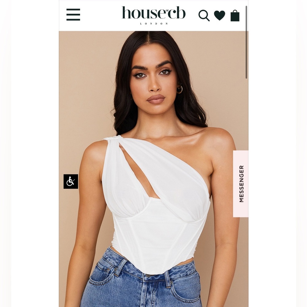 House of CB crop top Janima